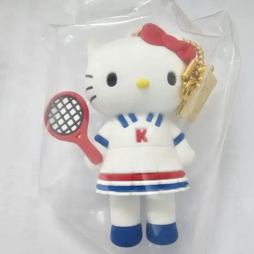 [BUNJANG] Hello Kitty Secret Mascot B Series (Tennis, Bear) Set / 헬로키티 시크릿 마스코트 B 2종 (테니스, 곰돌이)