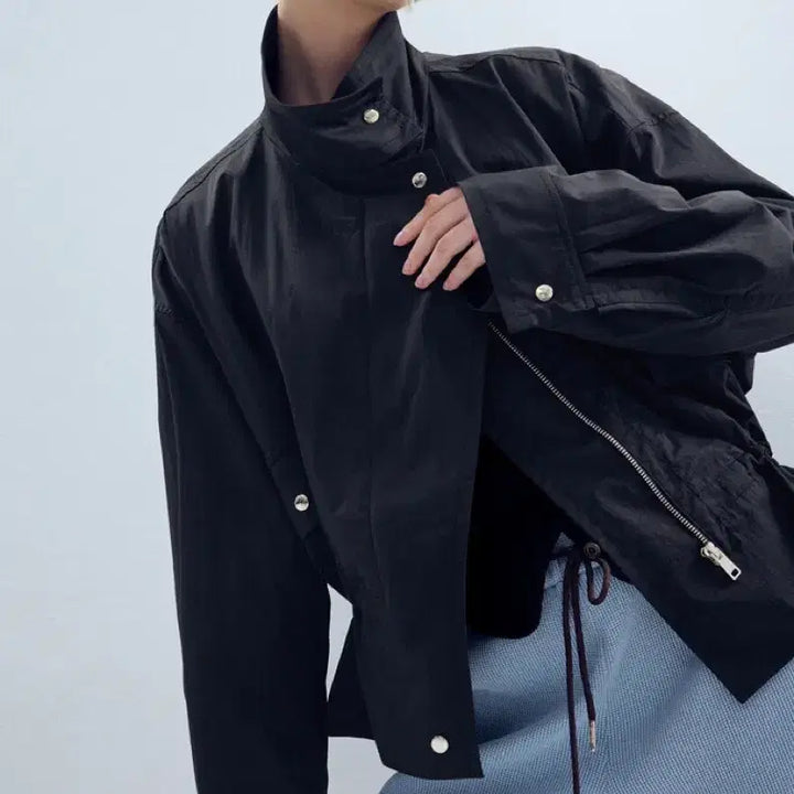 [BUNJANG] SYSTEM Oversized Drawstring Parka / 시스템 오버사이즈 드로우스트링 파카