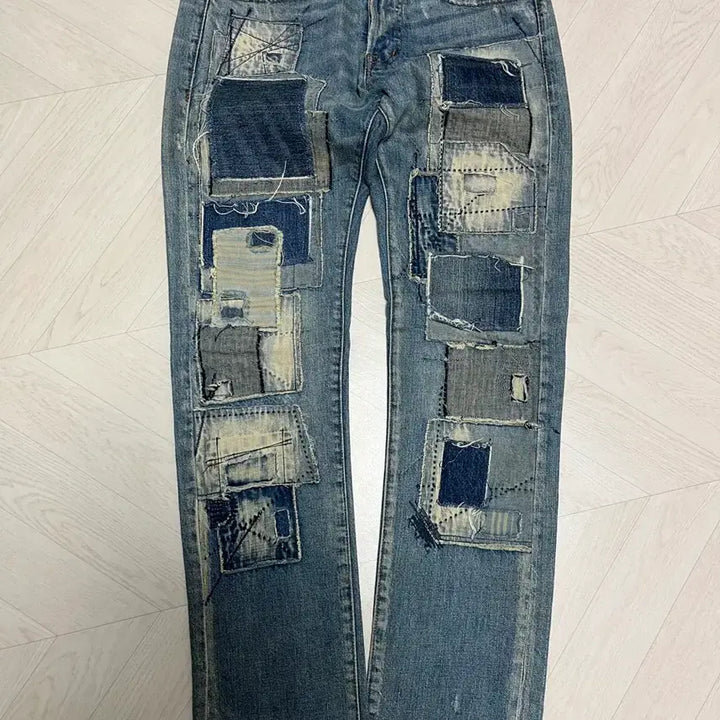 [BUNJANG] Polo Ralph Lauren Denim Patch Jeans / 폴로 랄프로렌 데님패치진