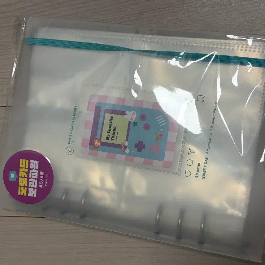 [BUNJANG] A5 6-Ring Photocard Album (Includes 30 Pages) / [새상품] A5 6공 포카 앨범 (속지 30장)