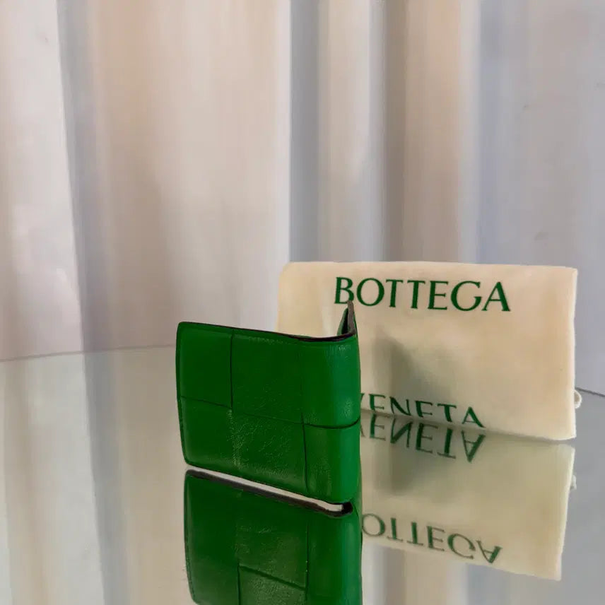 [BUNJANG] Bottega Veneta Cassette Parrot Bifold Wallet / 보테가베네타 카세트 패러킷 반지갑