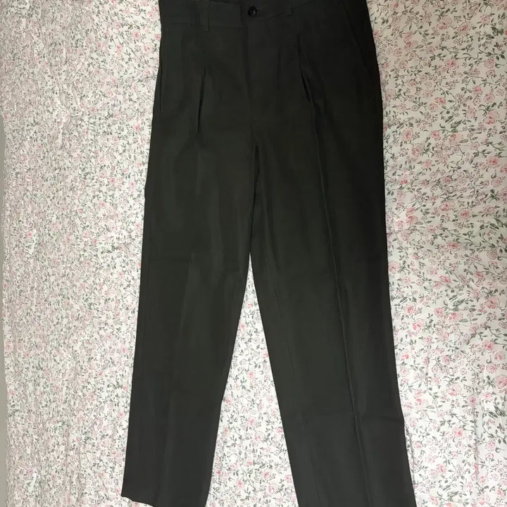 [BUNJANG] Atelier Delio High Twisted Cotton Pleated Pants (Charcoal Grey) M / 아틀리에 델리오 코튼 팬츠 팝니다.