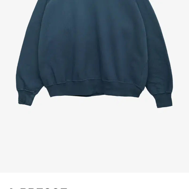 [BUNJANG] Apression Lightweight Sweatshirt Blue (Navy) / 아프레쎄 라이트웨이트 스웨트셔츠 블루(네이비) 3