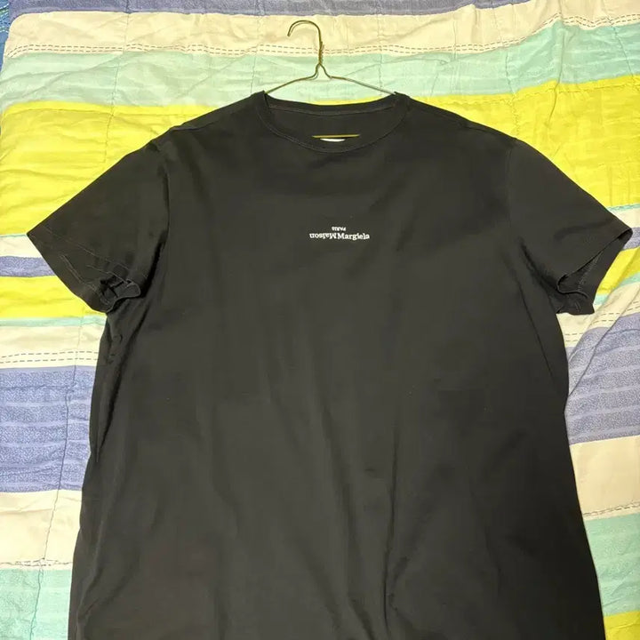 [BUNJANG] Maison Margiela Black Logo Stitch Short Sleeve T-Shirt / 메종 마르지엘라 티셔츠 반팔