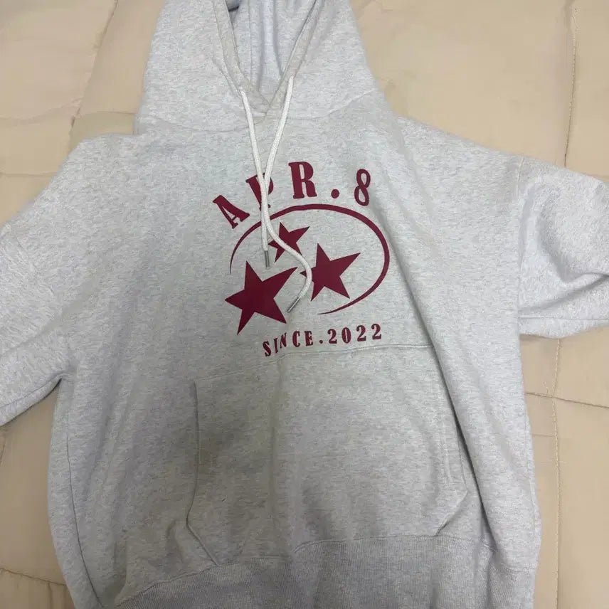 [BUNJANG] APRIL8 Grey Hoodie / 에이프릴에잇 후드티