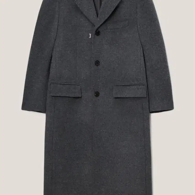 [BUNJANG] Dunst For Men Cashmere Coat Charcoal Grey XL / 던스트포맨/CASHMERE COAT CHARCOAL GREY/XL