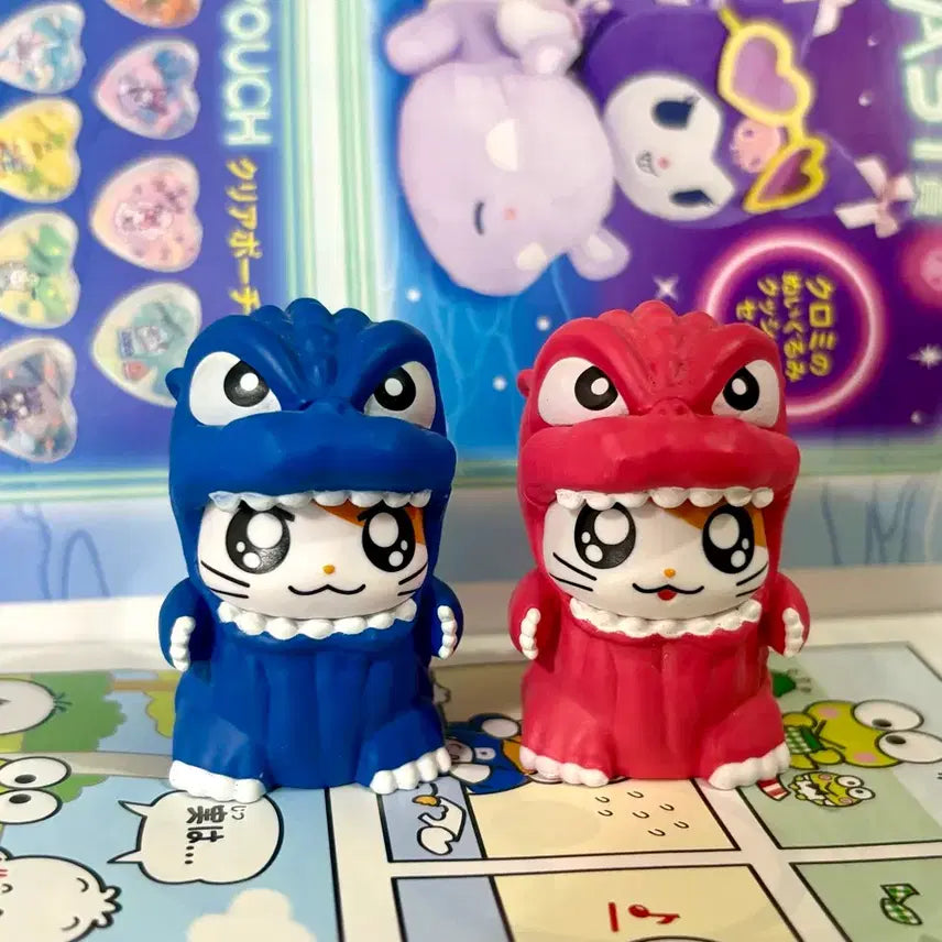 [BUNJANG] Godzilla Hamtaro Figure Set (2 Types) / 고질라 햄토리 피규어 2종 일괄