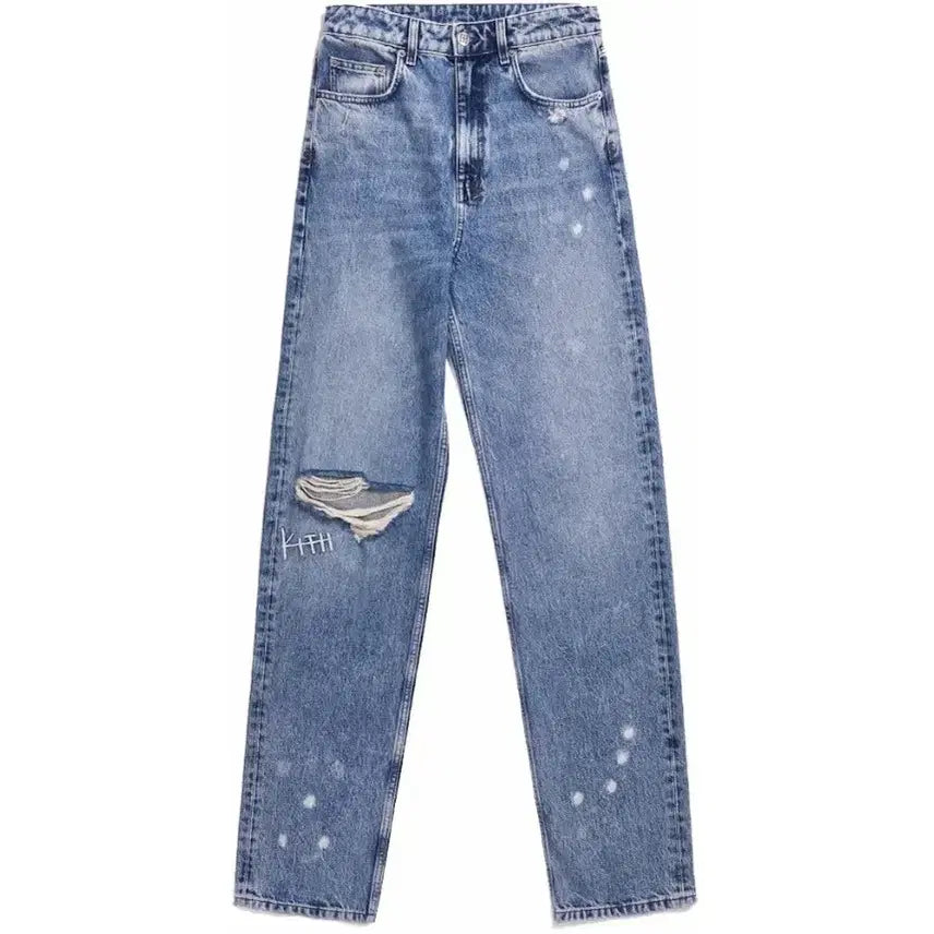 [BUNJANG] Zara Distressed Wash Denim Jeans / ZARA 데미지 워싱 데님 청바지