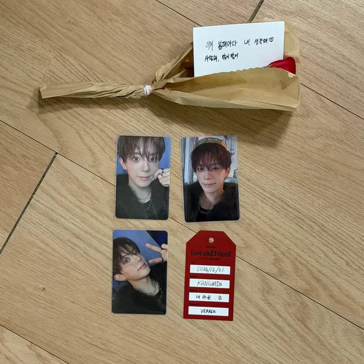 [BUNJANG] VERIVERY Kangmin Official Photocard Bundle Set (Lost and Found) / 베리베리 강민 공방 장미