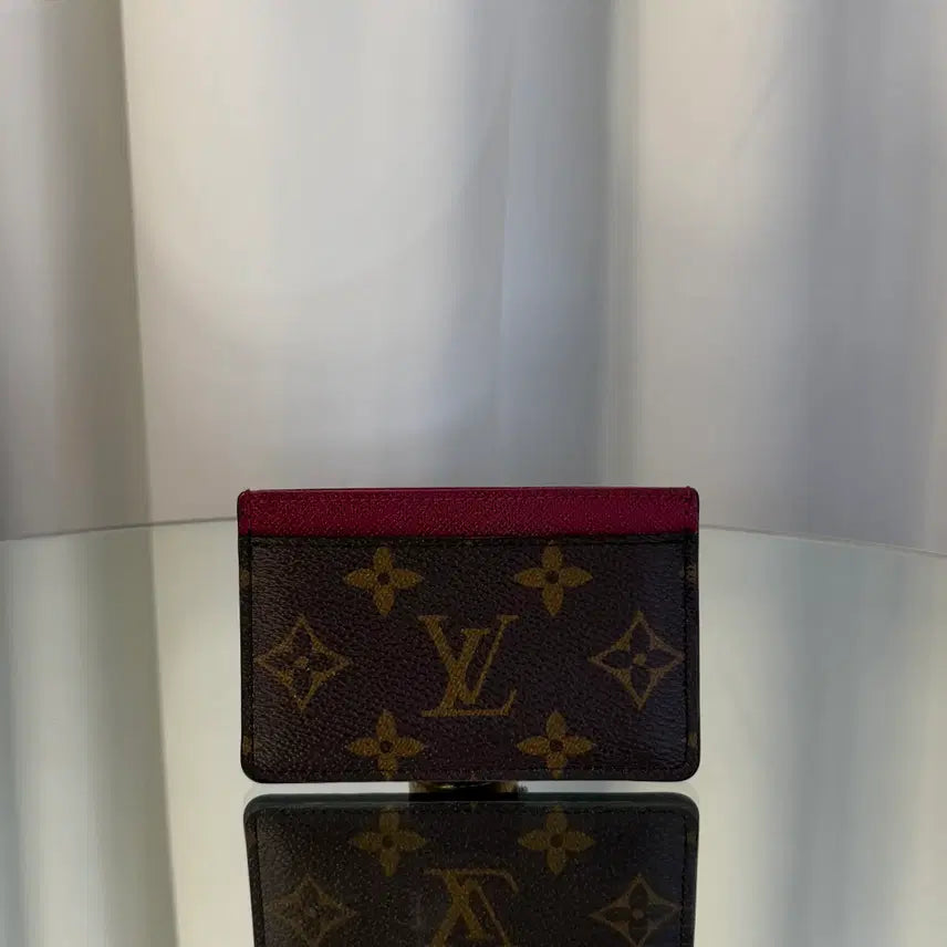 [BUNJANG] Louis Vuitton Monogram Fuchsia Card Holder / 루이비통 모노그램 푸시아 카드지갑