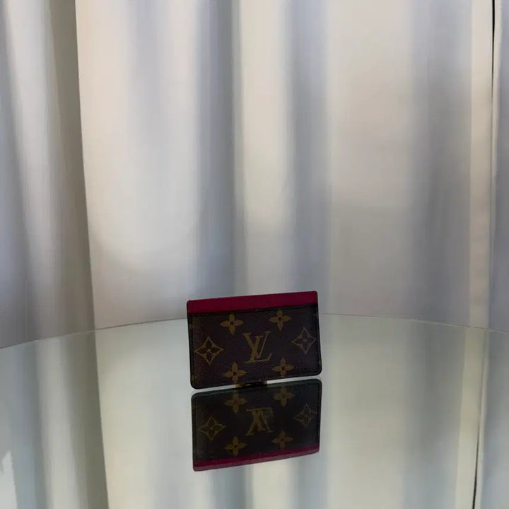 [BUNJANG] Louis Vuitton Monogram Fuchsia Card Holder / 루이비통 모노그램 푸시아 카드지갑