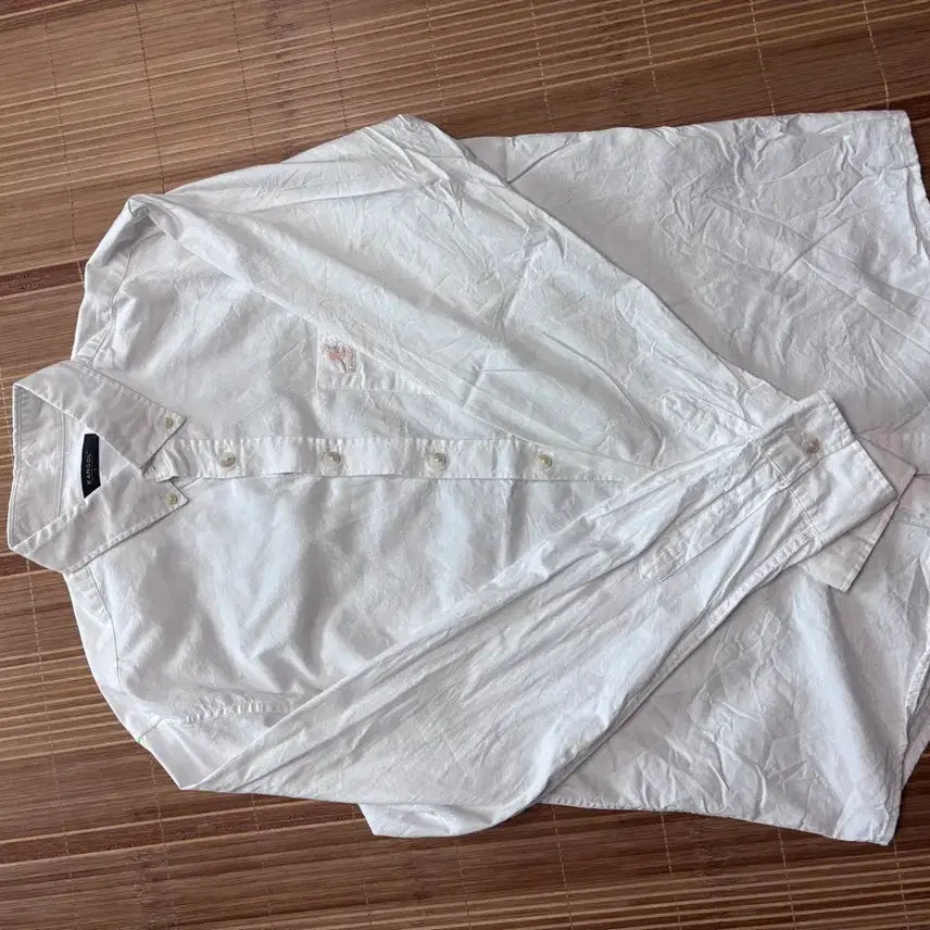 [BUNJANG] Kangol White Oxford Shirt L / 캉골 화이트 옥스포드셔츠 L팝니다.