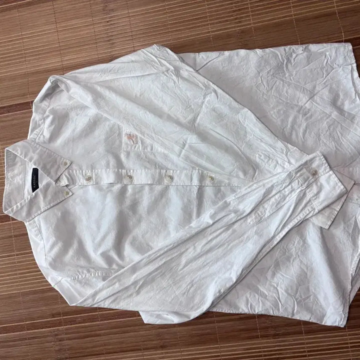[BUNJANG] Kangol White Oxford Shirt L / 캉골 화이트 옥스포드셔츠 L팝니다.