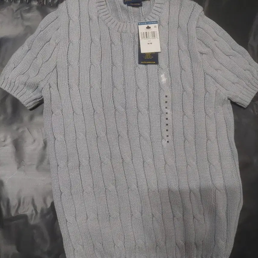 [BUNJANG] Polo Ralph Lauren Blue Short-Sleeve Knit / 정품 폴로 블루 반팔니트