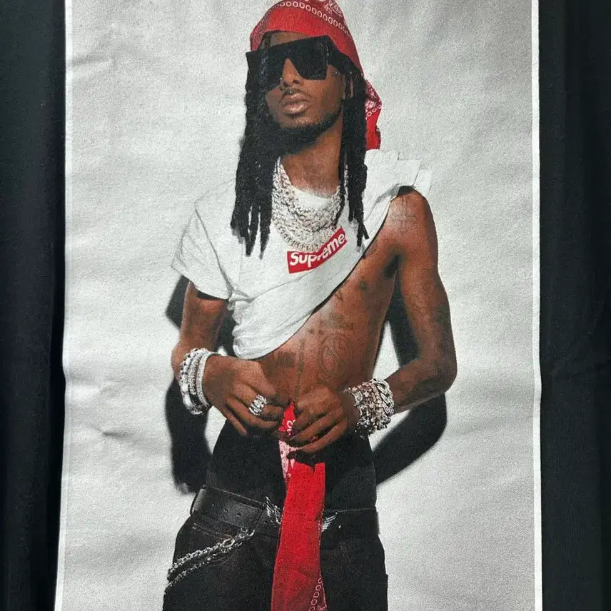[BUNJANG] Supreme x Playboy Carti T-Shirt Size M / 슈프림 플레이보이카티 M