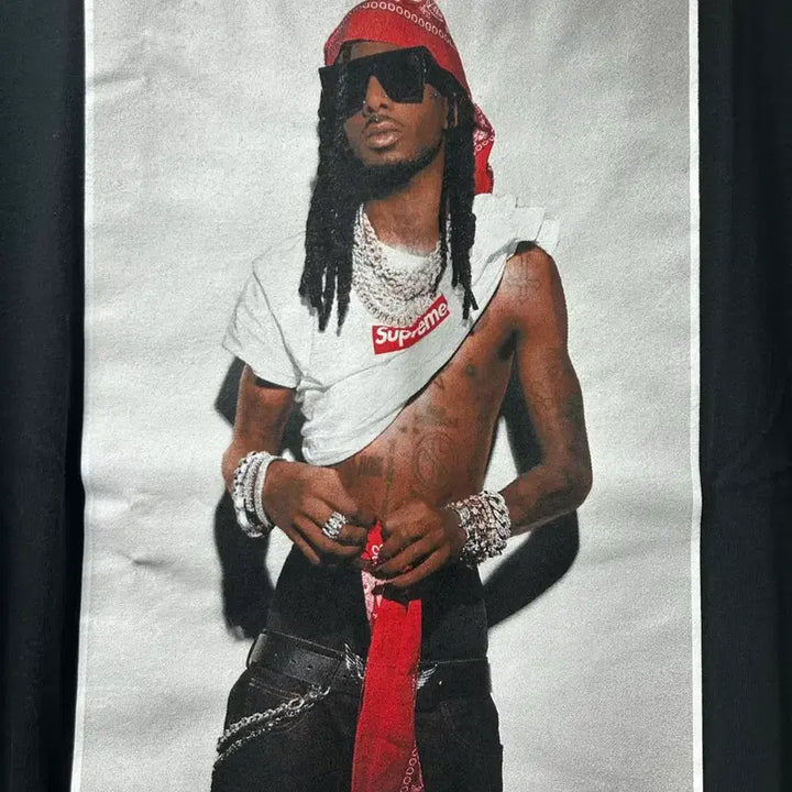[BUNJANG] Supreme x Playboy Carti T-Shirt Size M / 슈프림 플레이보이카티 M
