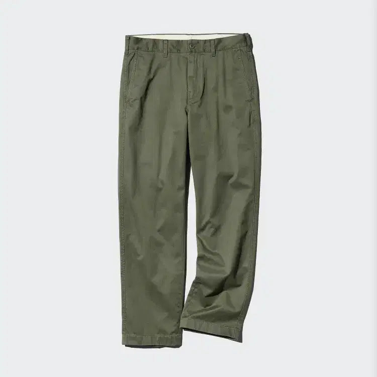 [BUNJANG] Uniqlo Regular Fit Chino Pants Beige Olive / 유니클로 레귤러피트 치노