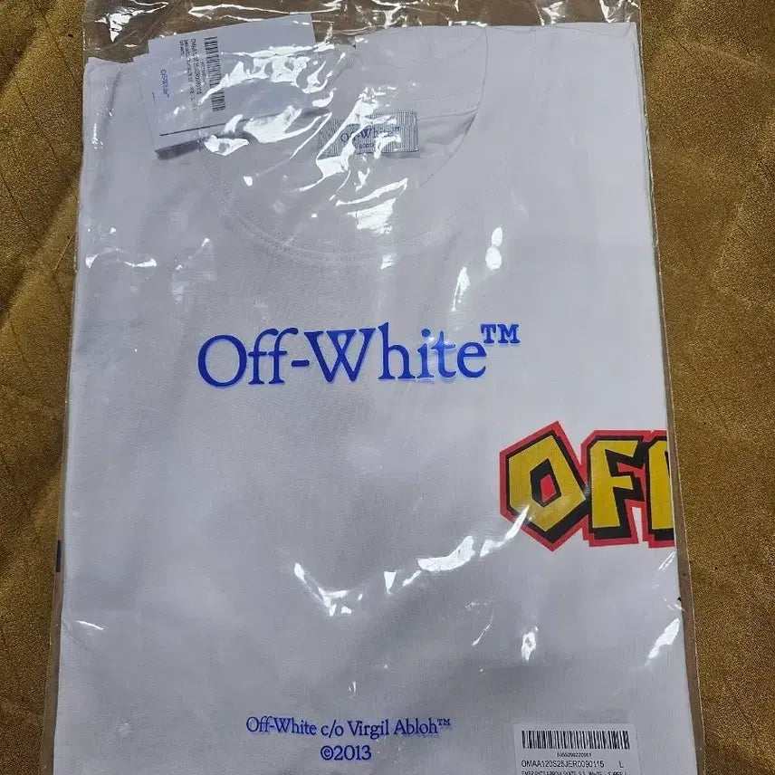 [BUNJANG] Off-White Short Sleeve T-Shirt White L / 오프화이트  반팔 티셔츠 화이트 L