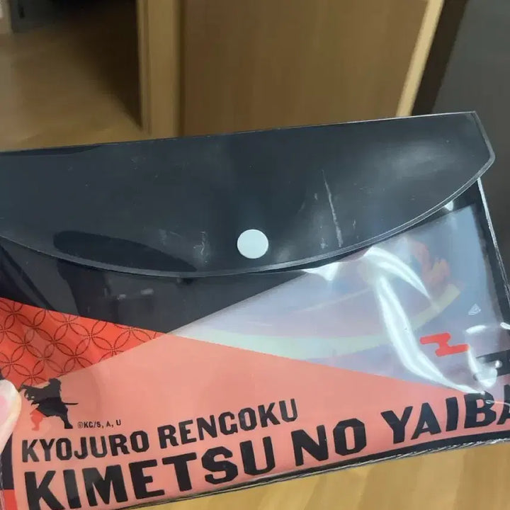 [BUNJANG] Demon Slayer Kyojuro Rengoku Mini Transparent Pouch File / 귀멸의 칼날 렌고쿠 쿄주로 미니 투명 파우치 파일