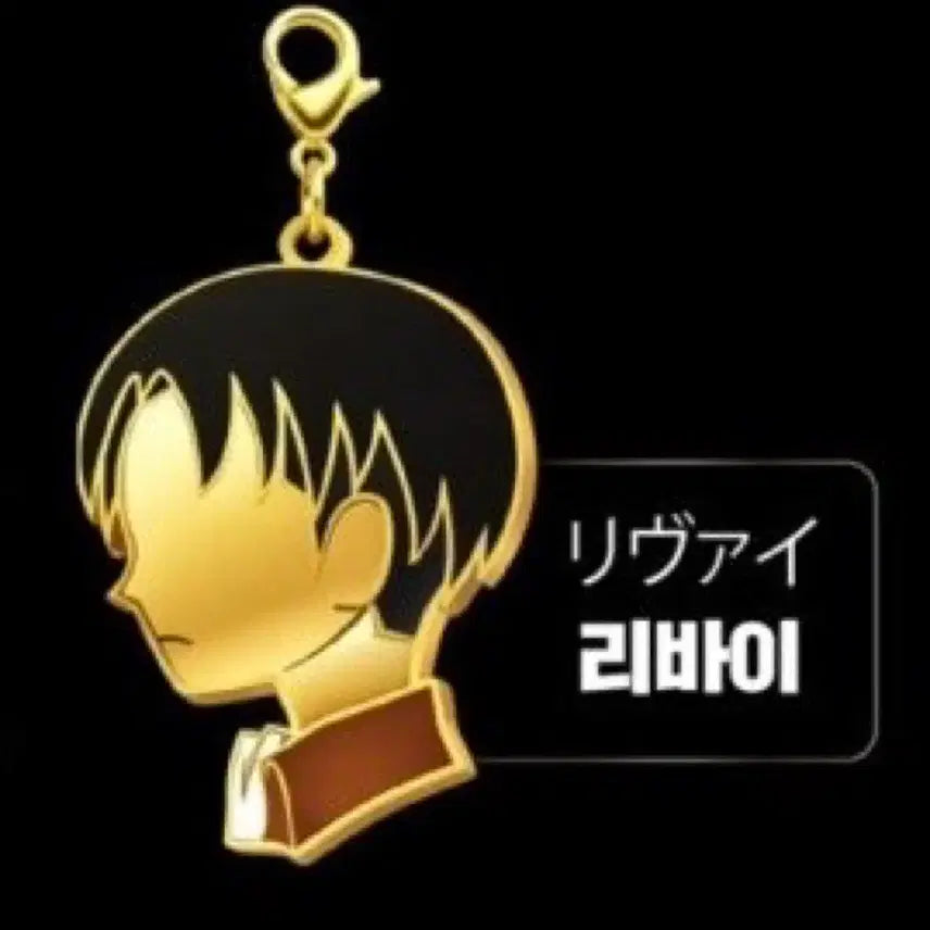 [BUNJANG] Attack on Titan Levi Metal Charm / 진격의거인 메가박스 리바이 메탈참