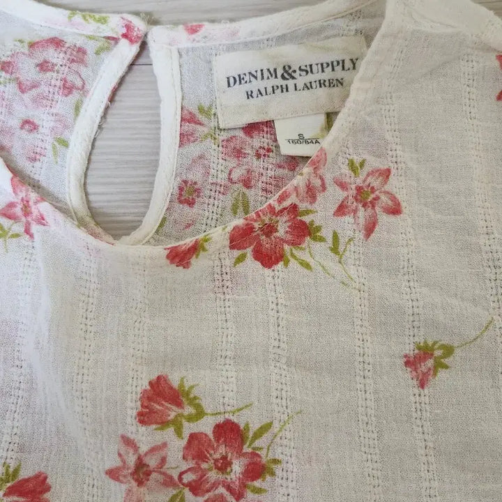[BUNJANG] Ralph Lauren Denim &amp; Supply Floral Cotton Blouse / 랄프로렌 데님앤서플라이 블라우스 새제품