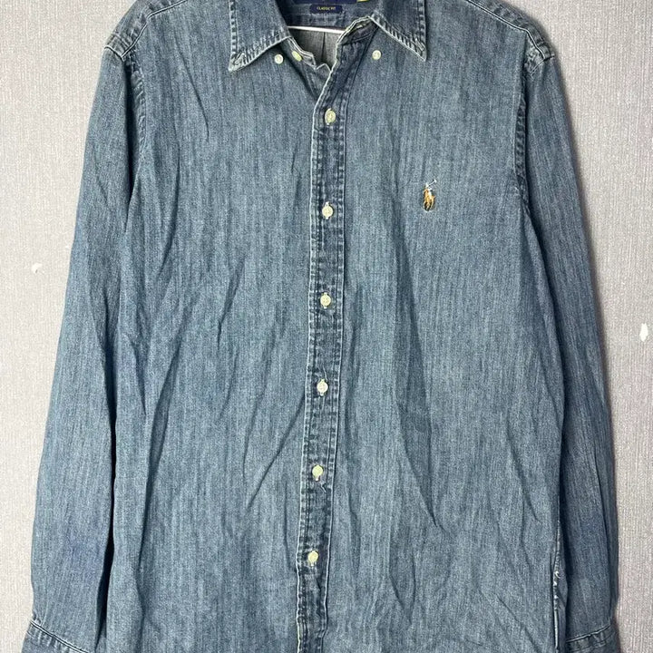 [BUNJANG] Polo Ralph Lauren Classic Fit Denim Shirt / [M] 폴로 랄프로렌의 클래식핏 데님 셔츠