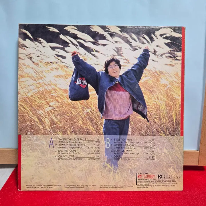 [BUNJANG] Lee Sun Hee English Class LP Vinyl Record / 이선희 영어반 LP 음반 레코드판  5010