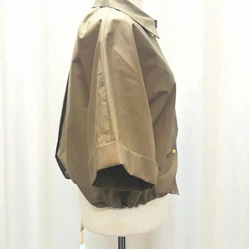 [BUNJANG] Lanvin Collection Beige Brown Button-Up Shirt Blouse (Size 82) / 네고사절23년LANVIN 랑방 컬렉션 셔츠 블라우스 82 베이지 브라운