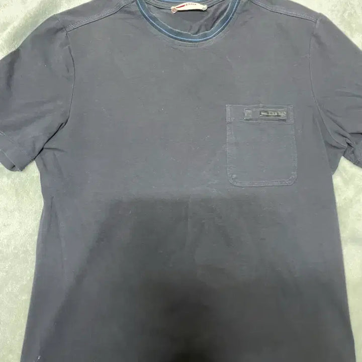 [BUNJANG] Prada Black Pocket Short Sleeve T-Shirt / 프라다 포켓 반팔 티셔츠