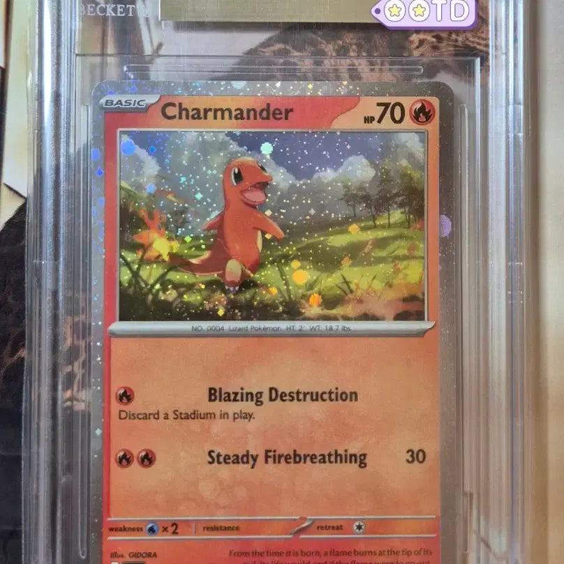 [BUNJANG] Pokemon Card 2024 North American Edition Charmander Cosmos Holo BGS 9.5 / 등급카드 BGS9.5 포켓몬카드 2024 북미판 파이리 코스모스홀로