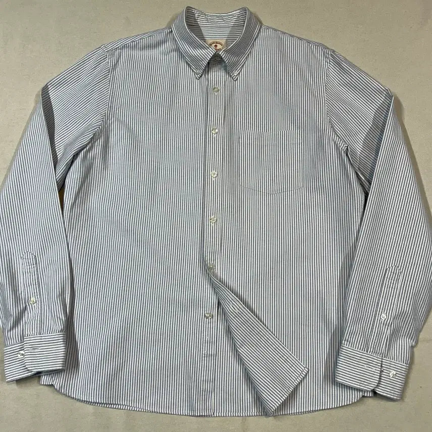 [BUNJANG] Brooks Brothers Striped Oxford Shirt / L) 브룩스브라더스 스트라이프 옥스포드 셔츠