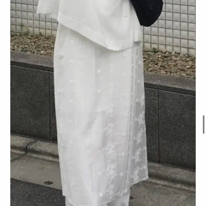 [BUNJANG] YY Pattern Long Skirt / 패턴 롱스커트