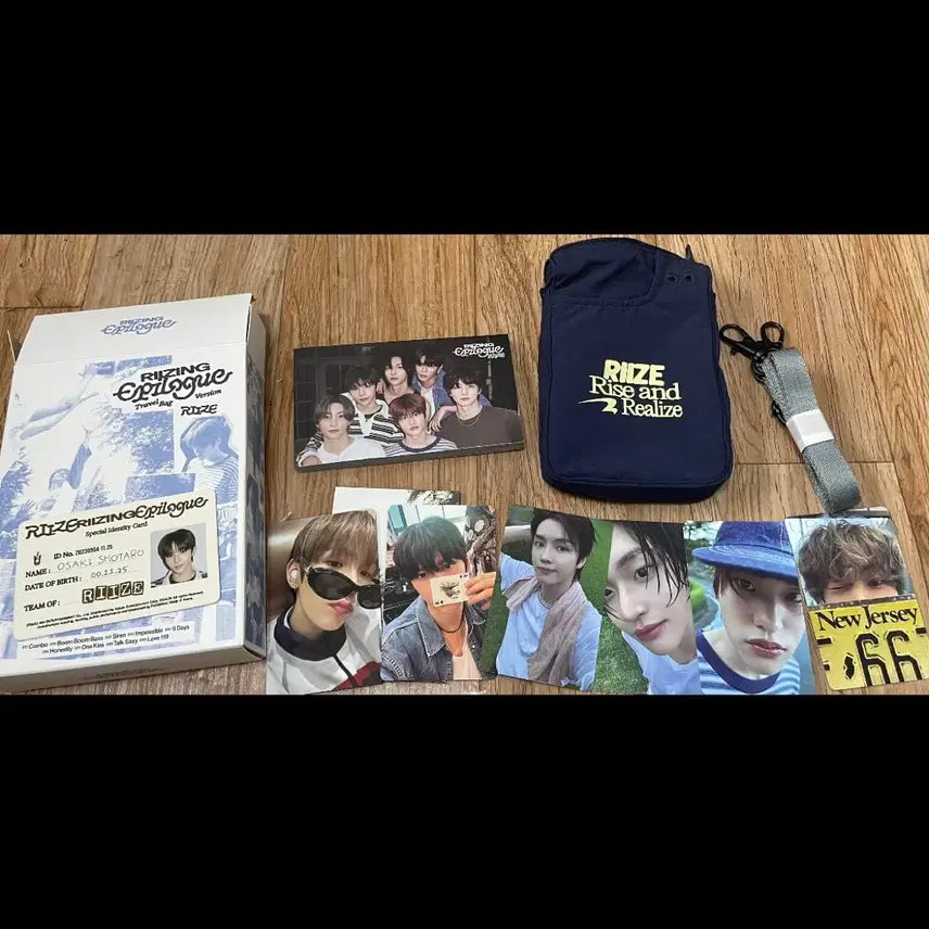 [BUNJANG] RIIZE Eulogue Travel Bag Album Unsealed (Includes Shotaro ID Card &amp; 6 Photocards) / 라이즈 에필로그 트래블백 앨범 개봉만