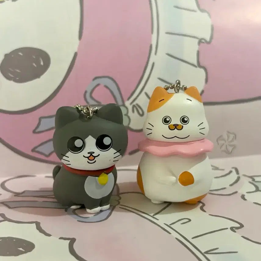 [BUNJANG] Transmigrated into a Cat Dad Gacha Keychain Set / (개봉품) 고양이로 전생한 아저씨 키링 가챠