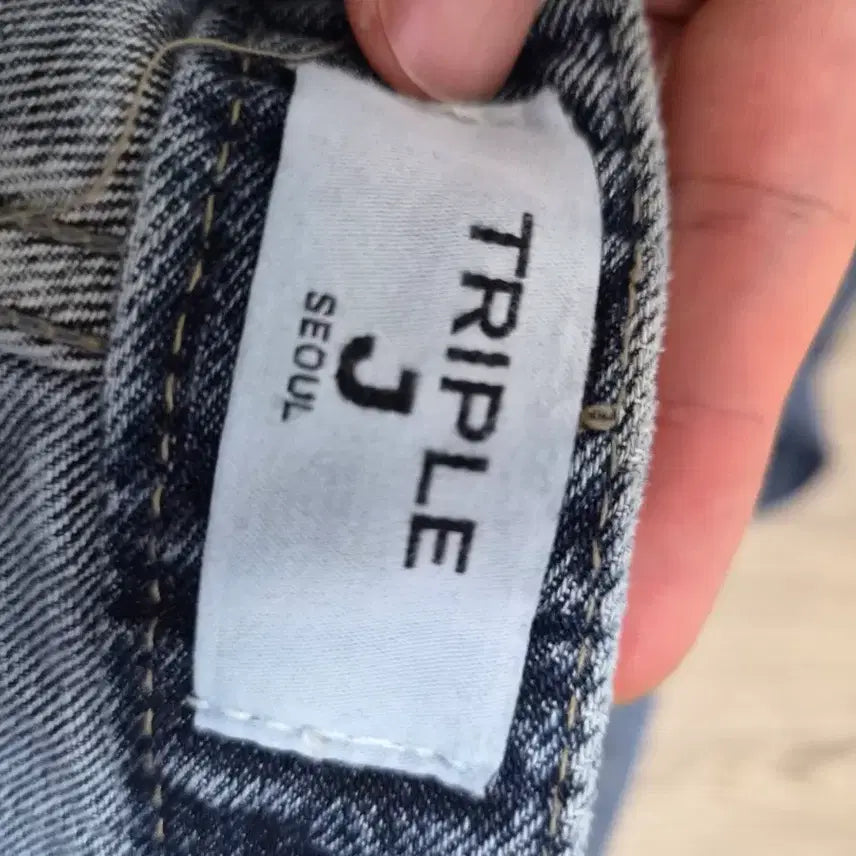 [BUNJANG] Triple J Wide Jeans - Size M / 트리플J 와이드 청바지 M