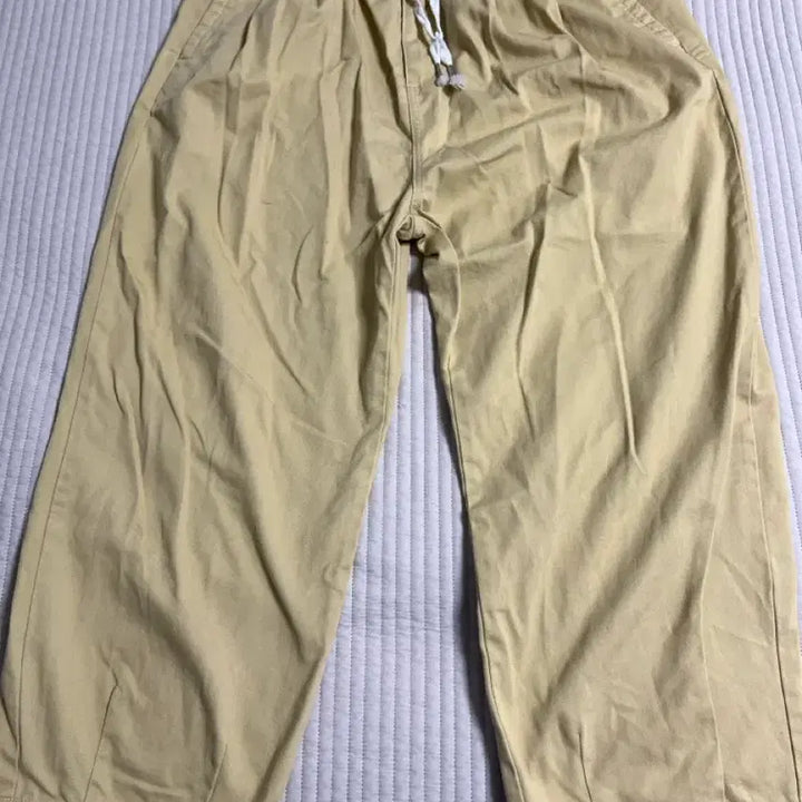 [BUNJANG] Elvinclo Beige Banding Trousers / 엘빈클로 바지