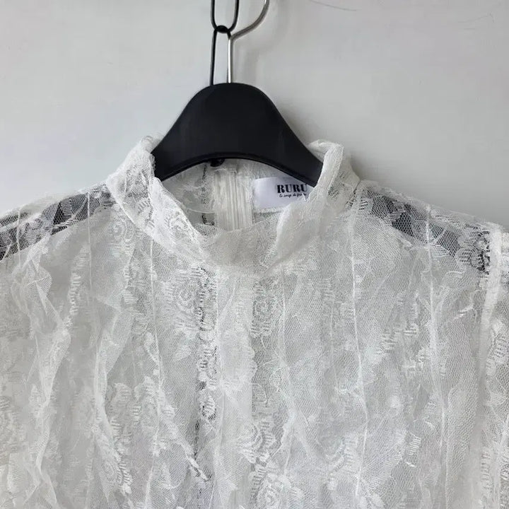 [BUNJANG] White See-Through T-Shirt / S/화이트 시스루 티셔츠/새제품