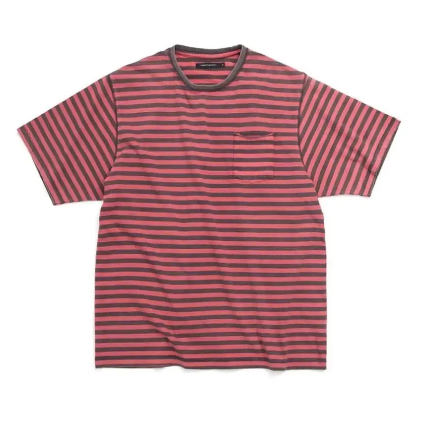 [BUNJANG] Haechi Room VTG Stripe Short Sleeve T-Shirt / 해칭룸 vtg 스트라이프 반팔티