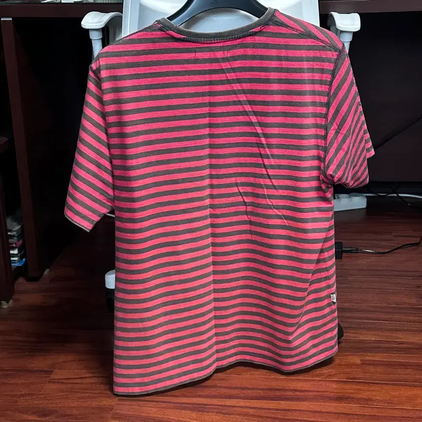[BUNJANG] Haechi Room VTG Stripe Short Sleeve T-Shirt / 해칭룸 vtg 스트라이프 반팔티