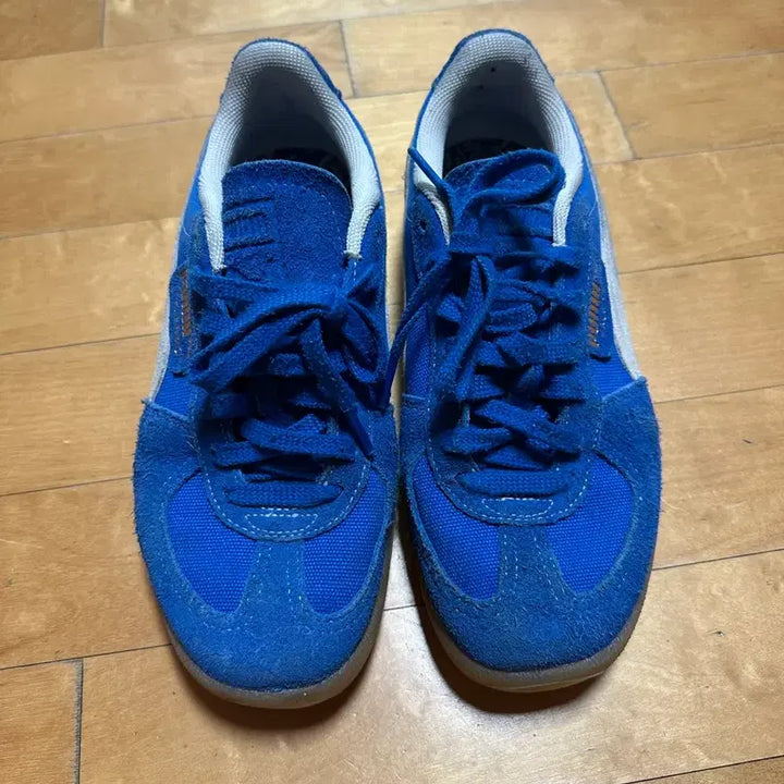 [BUNJANG] Puma Palermo Vintage Blue/Ivory 260 / 퓨마  팔레르모 빈티지 블루:아이보리 260