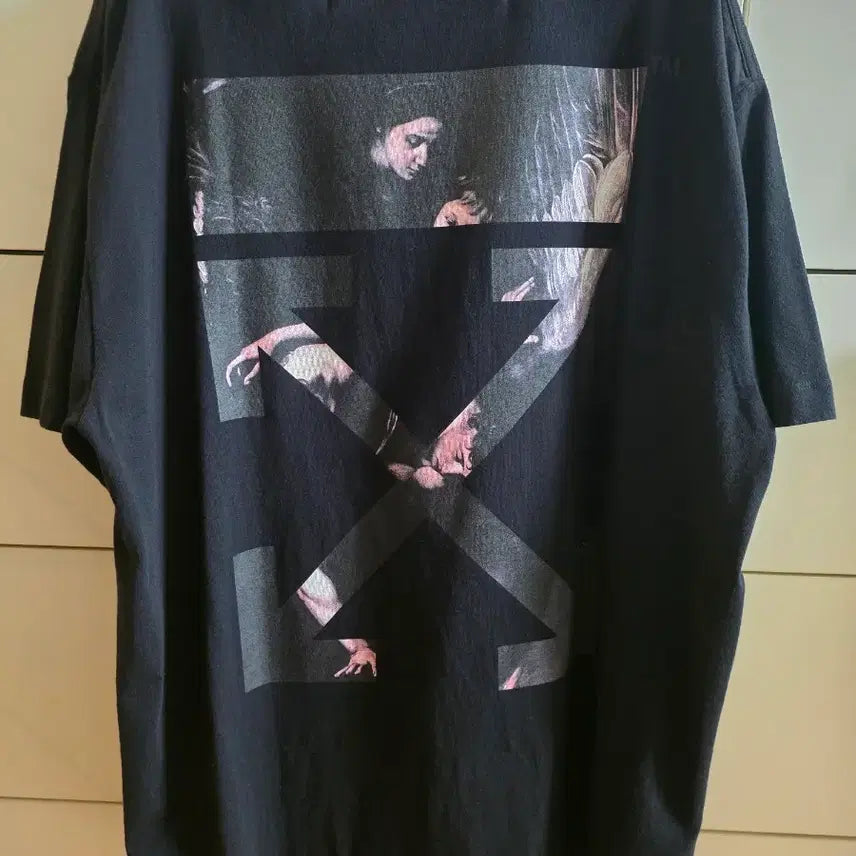 [BUNJANG] Off-White Caravaggio Oversized T-Shirt / 오프화이트 카라바조 오버핏s 105
