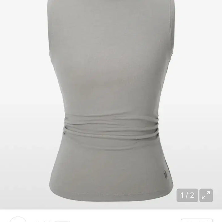 [BUNJANG] Inegi Drape Turtleneck Top Sand Beige / 택0) 이네기 드레이프 터틀넥 탑 샌드베이지