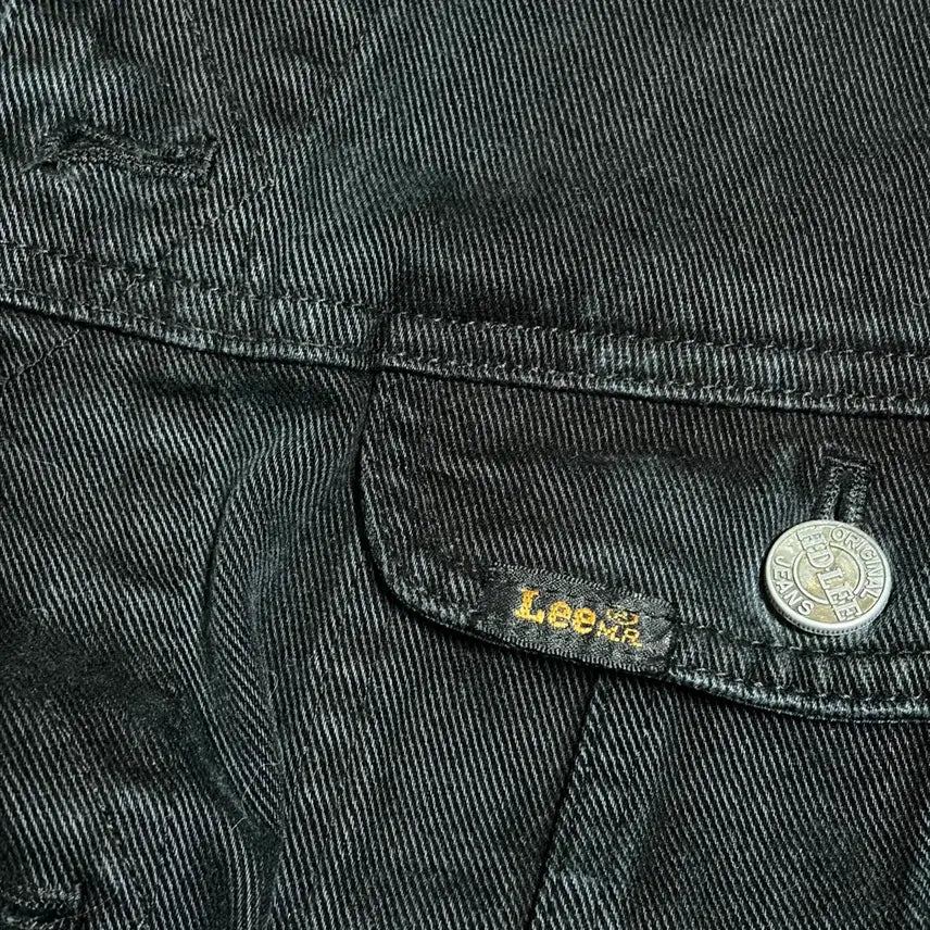 [BUNJANG] Lee 90s Black Denim Jacket / Lee 리 90년대 데님 블랙 자켓