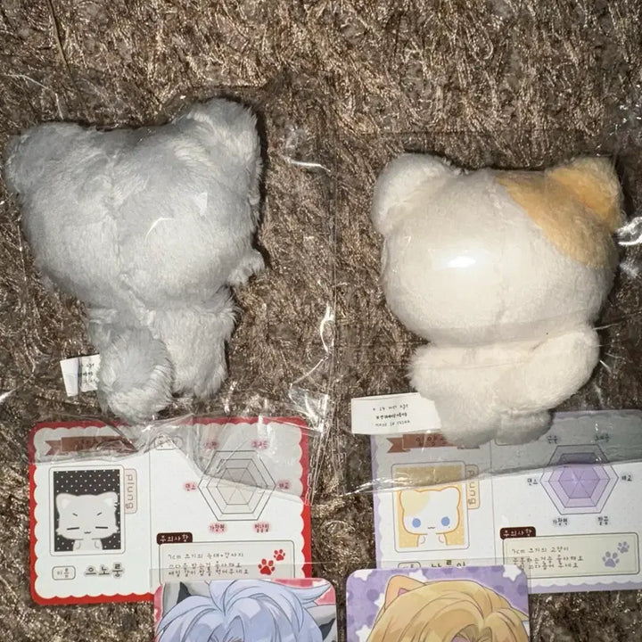 [BUNJANG] PLAVE Unofficial Plushie - Euno, Noah (Set of 2) - Sealed + Standard POB / 플레이브 비공식 인형 플룽이 으노룽 놔룽이 미개봉+기본 특전
