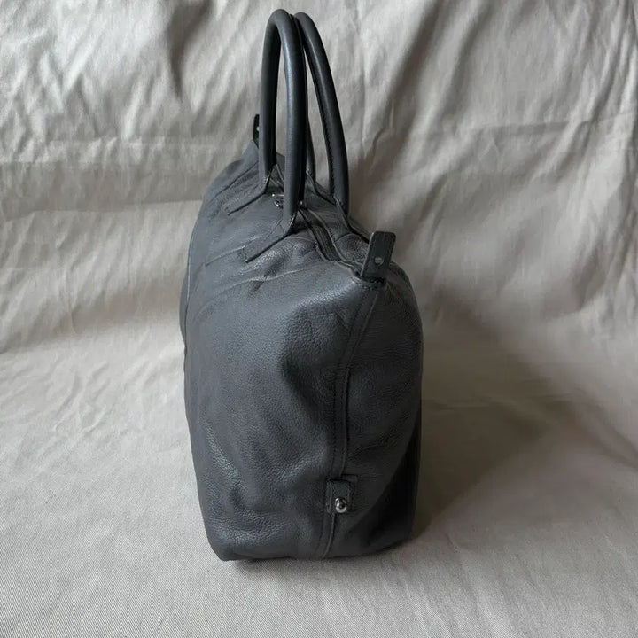 [BUNJANG] Saint Laurent Y Easy Bag Leather Boston Bag Grey / 입생로랑 Y 이지백 / 가죽 보스턴백 그레이