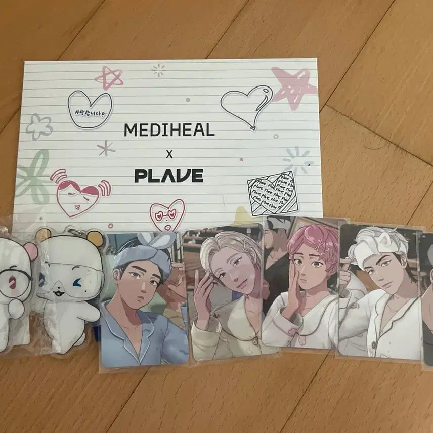 [SOLD OUT] 플레이브 메디힐 포카 키링  엽서 일괄판매