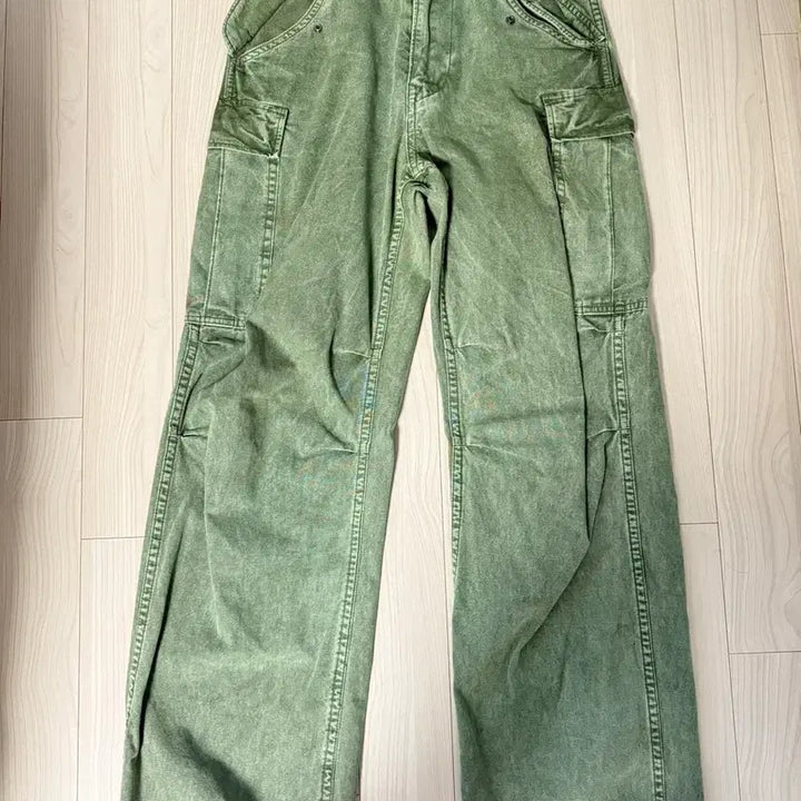 [BUNJANG] R13 Wide Cargo Pants Khaki / [28] r13 와이드레고 카고팬츠 카키 (nct 재현 애착바지)
