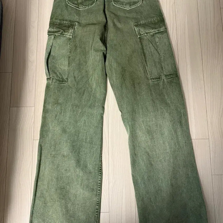 [BUNJANG] R13 Wide Cargo Pants Khaki / [28] r13 와이드레고 카고팬츠 카키 (nct 재현 애착바지)