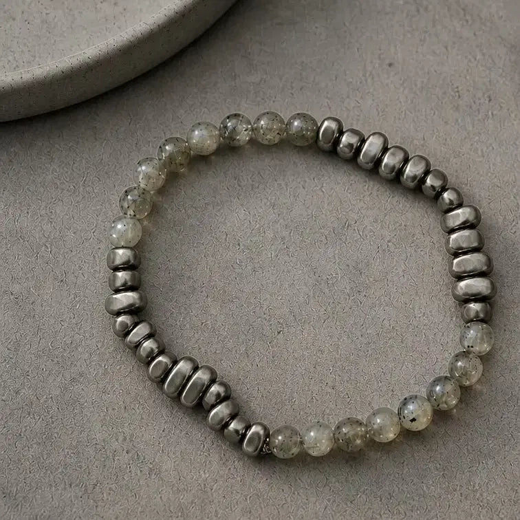 [BUNJANG] Hatching Room Raw Stone Bracelet (Custom Made) / 다이브인, 해칭룸맛 원석 팔찌 (주문 제작)