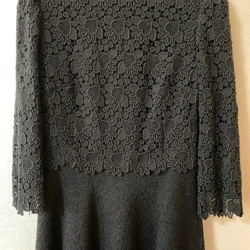 [BUNJANG] Lenibon Heart Lace Dress / 레니본 하트레이스 원피스